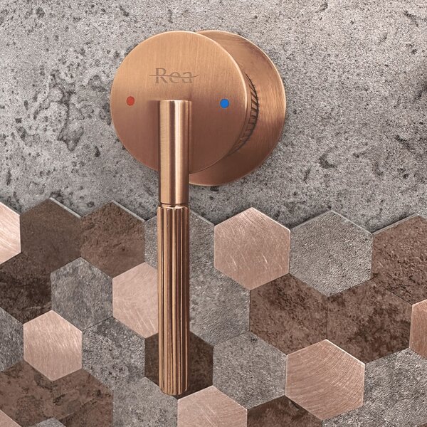 Wall Mounted faucet Rea Argon Brush Copper + BOX