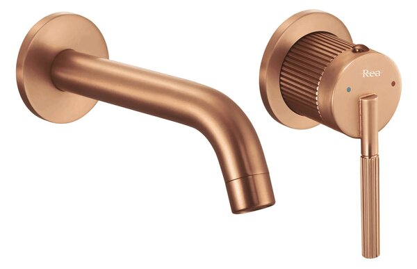 Wall Mounted faucet Rea Argon Brush Copper + BOX