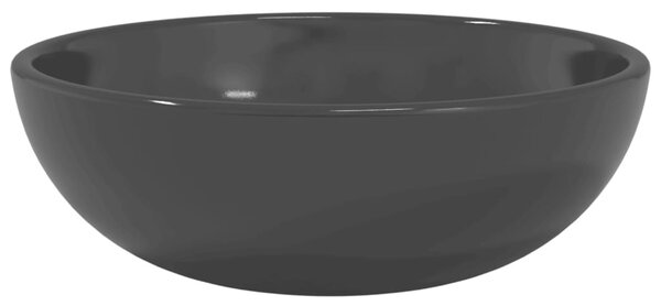 Basin Tempered Glass 35x12 cm Black