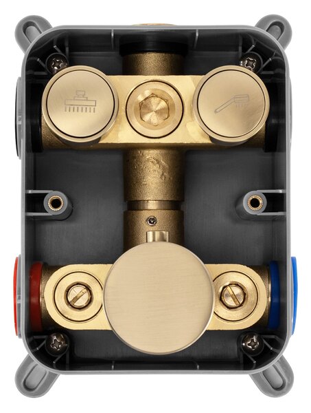 Built-in shower set Rea LUNGO BRUSH GOLD BOX