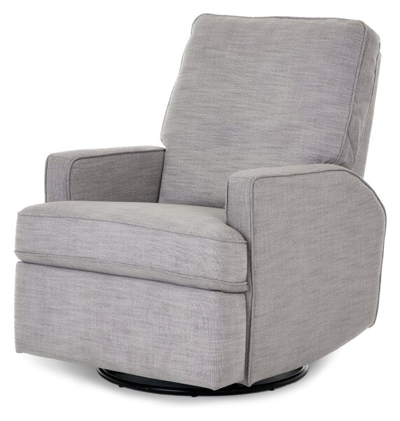 Obaby Madison Swivel Glider Recliner Chair Pebble