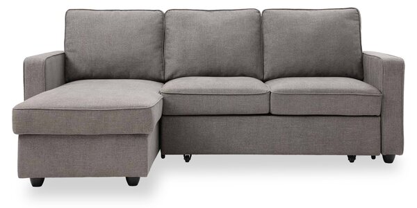 Soldier Grey 3 Seater Corner Sofa Bed Chaise Couch | Roseland