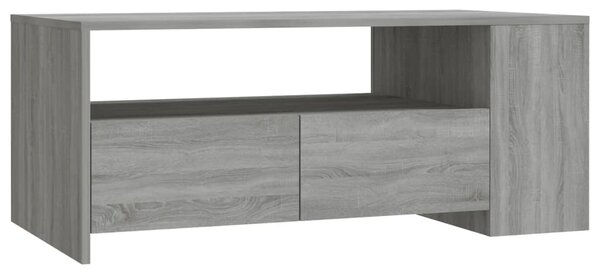 Coffee Table Grey Sonoma 102x55x42 cm Engineered Wood