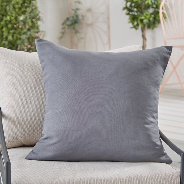 Water Resistant Outdoor Cushion Charcoal (Grey)