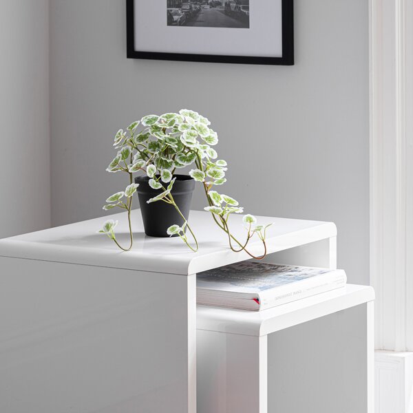 Artificial Trailing Geranium in Pot Green