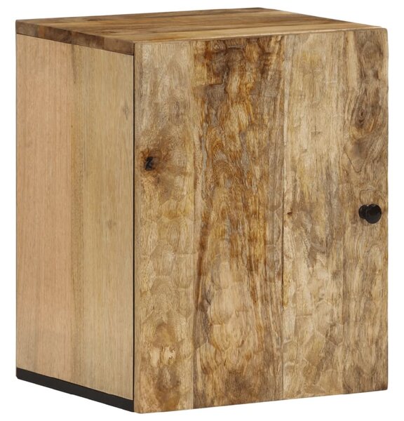 Midland Wooden Wall Bathroom Cabinet With 1 Door In Light Brown