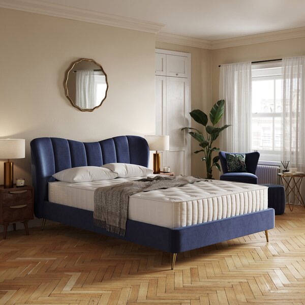 Starla Velvet Bed Navy