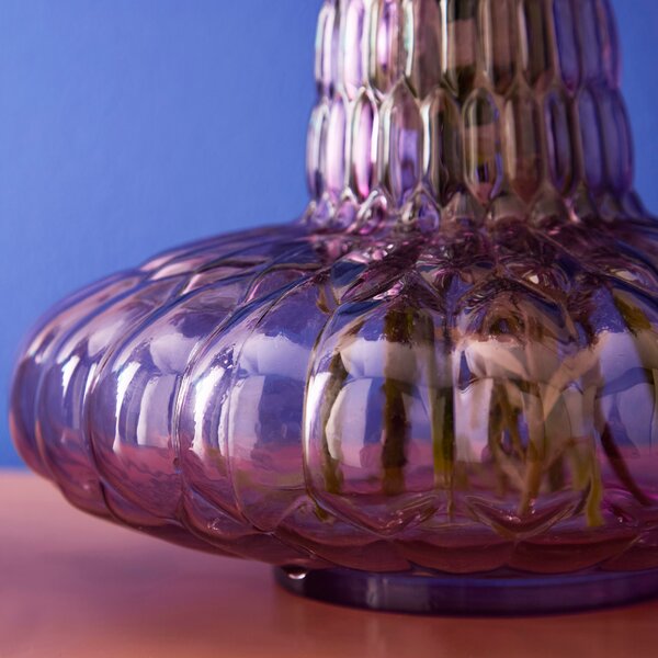 Sophie Robinson Lilac Balloon Glass Vase