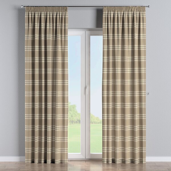 Pencil pleat curtain