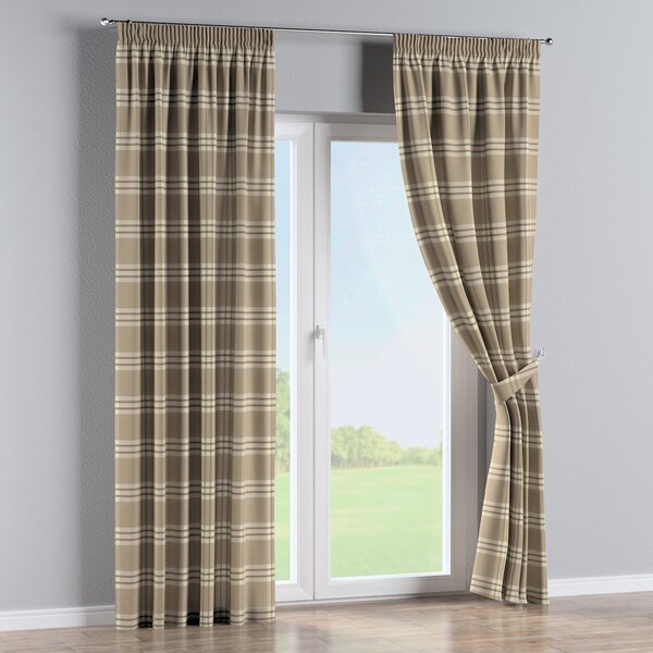 Pencil pleat curtain