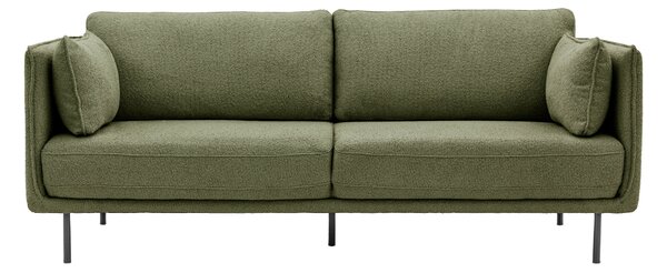 Derby 3 Seater Sofa, Boucle Green