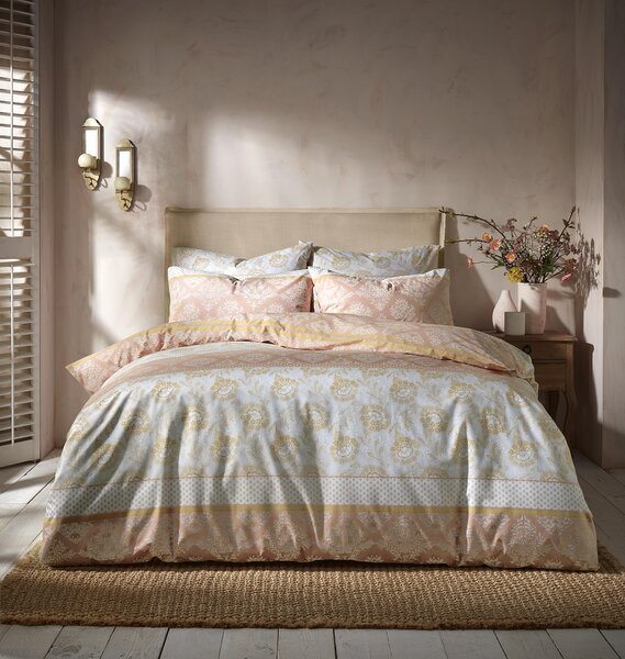 Amanda Holden Hollie Rose Duvet Cover Bedding Set Clay Pink