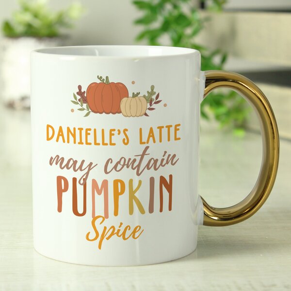 Personalised Pumpkin Spice Mug White