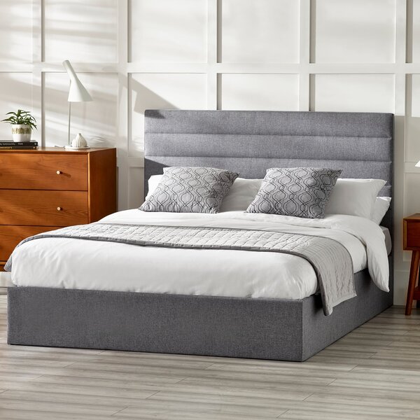 Merida Ottoman Bed Grey