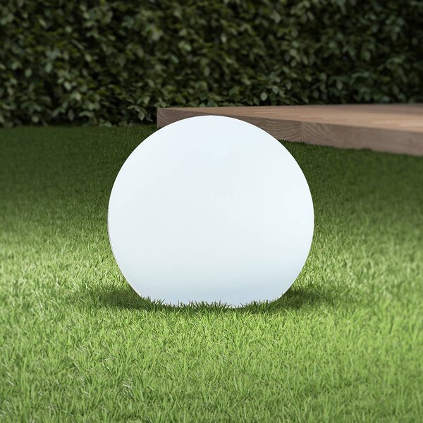 ELC Diela LED solar light, ball, white, set of 3