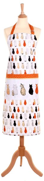 Ulster Weavers Cats In Waiting Apron Cotton Orange