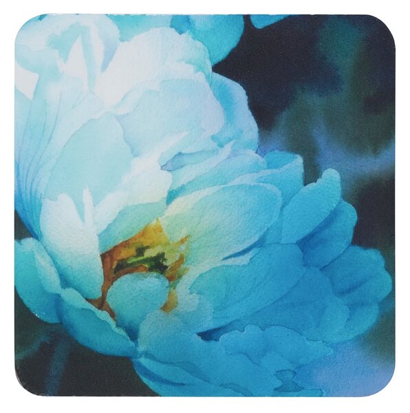 Denby Blue Floral Coasters Set of 6