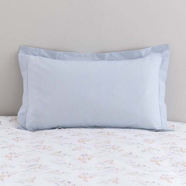 Harriet Floral Blue 100% Cotton Oxford Pillowcase Blue