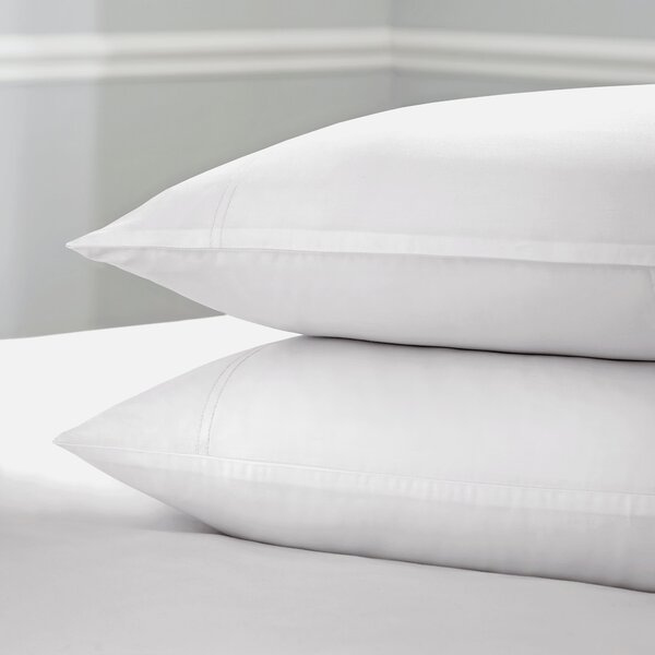 Dorma Tencel Standard Pillowcase White