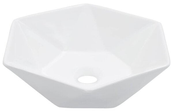 Wash Basin 41x36.5x12 cm Ceramic White