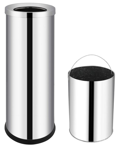 Waste Bin Hotel Stainless Steel 32 L