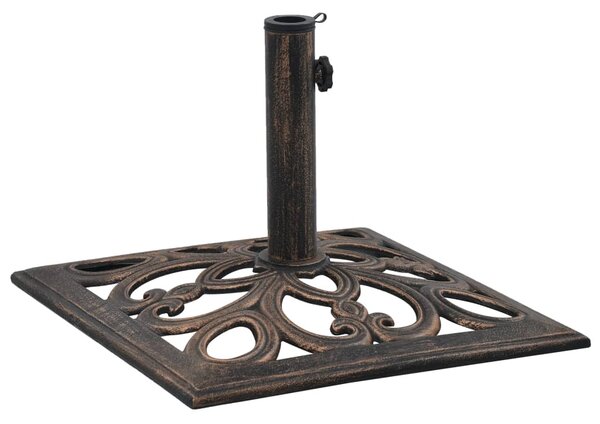 Umbrella Base Bronze 12 kg 49 cm Cast Iron