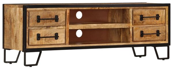 TV Cabinet with Drawers 120x30x40 cm Solid Mango Wood