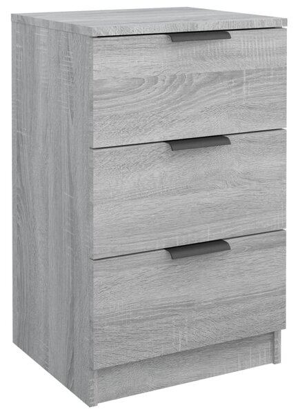 Bedside Cabinet Grey Sonoma 40x36x65 cm