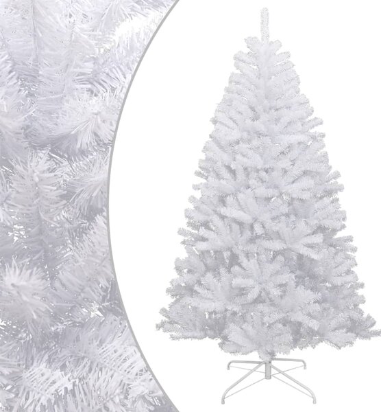 Artificial Hinged Christmas Tree with Flocked Snow 240 cm