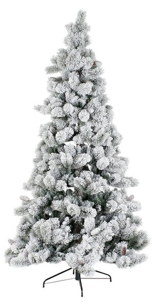 Christmas Tree DKD Home Decor White Green Polyethylene Snowfall 140 x 140 x 210 cm