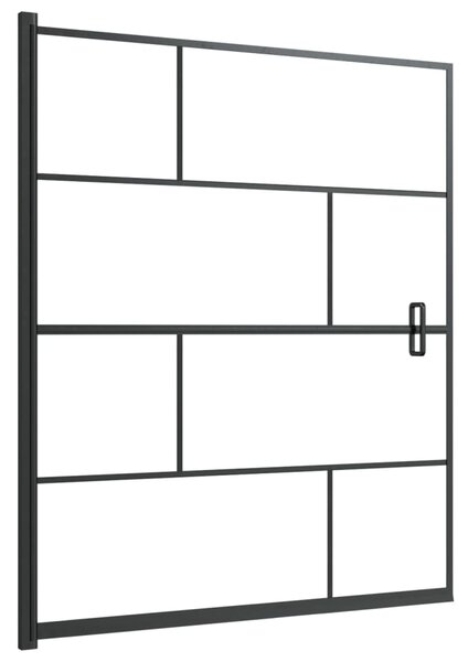 Shower Enclosure ESG 116x140 cm Black