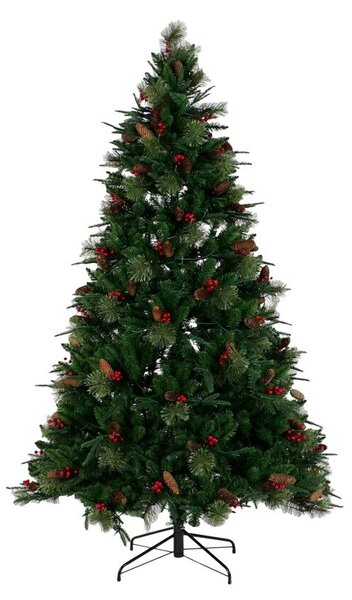 Christmas Tree DKD Home Decor Red Green Polyethylene 140 x 140 x 210 cm