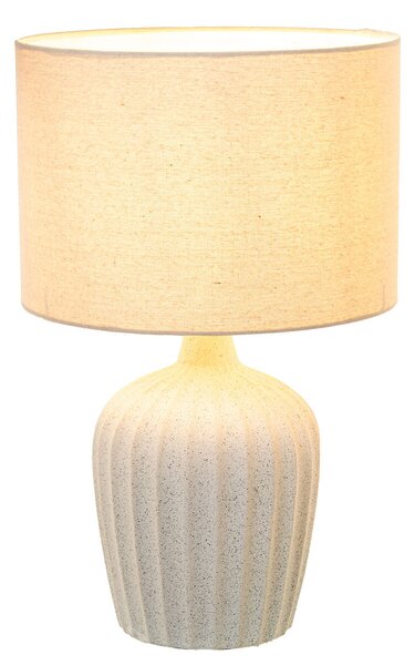 Desk lamp Alexandra House Living Beige Multicolour Ceramic 40 W 28 x 47 x 28 cm