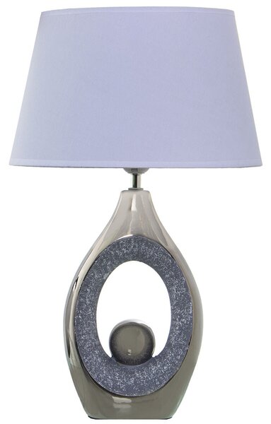 Desk lamp Alexandra House Living Black Grey Multicolour Silver Ceramic 40 W 32 x 50 x 20 cm