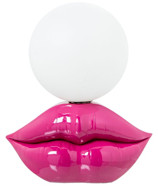 Desk lamp Alexandra House Living Pink Acrylic Plastic Melamin 19 x 23 x 13 cm Lips