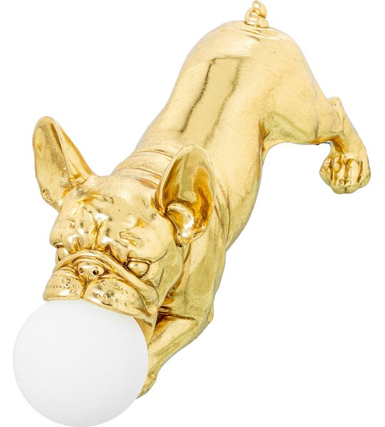 Desk lamp Alexandra House Living Gold Golden Acrylic Plastic Melamin 47 x 23 x 20 cm Dog