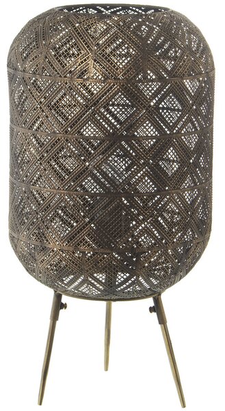 Floor Lamp Alexandra House Living Grey 40 W 31 x 59 x 31 cm Brass