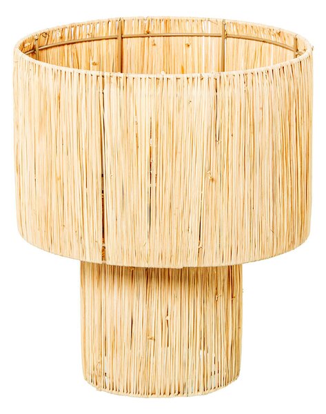 Desk lamp Alexandra House Living Beige Natural wicker Rattan Natural Fibre 40 W 30 x 36 x 30 cm