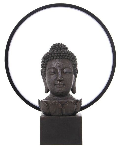 Desk lamp Alexandra House Living Black Plastic 30 x 38 x 12 cm Buddha