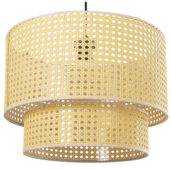 Ceiling Light Alexandra House Living Brown wicker 40 W 40 x 30 x 40 cm