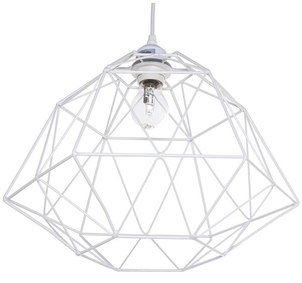 Ceiling Light Alexandra House Living White Metal 60 W 40 x 28 x 40 cm