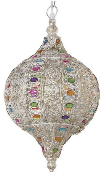 Ceiling Light Alexandra House Living White Metal 27 x 47 x 27 cm