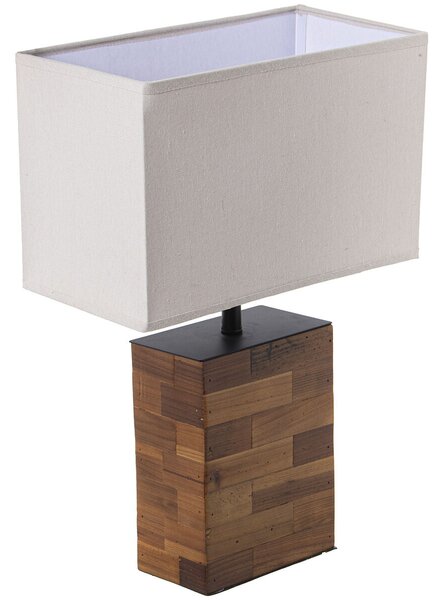 Desk lamp Alexandra House Living Brown Wood 60 W 38 x 51 x 18 cm