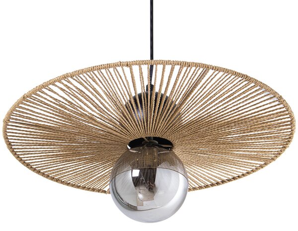 Ceiling Light Alexandra House Living Brown Rattan Natural Fibre 45 x 20 x 45 cm