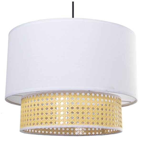 Ceiling Light Alexandra House Living White Multicolour wicker 40 W 40 x 30 x 40 cm