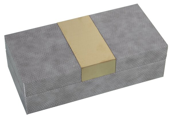 Jewelry box Alexandra House Living Grey Wood 25 x 7 x 12 cm