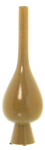 Vase Alexandra House Living Yellow Ceramic 16 x 51 x 16 cm