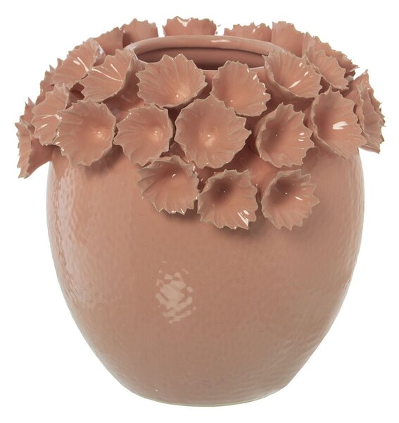 Vase Alexandra House Living Pink Ceramic 25 x 24 x 25 cm