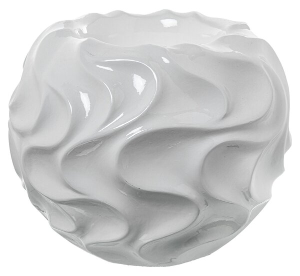 Vase Alexandra House Living White Ceramic 38 x 40 x 38 cm