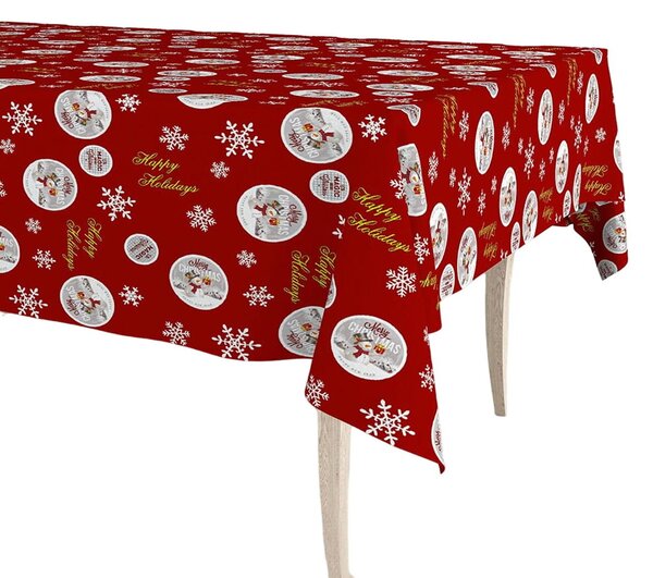 Tablecloth roll Exma Red Christmas 140 cm x 25 m